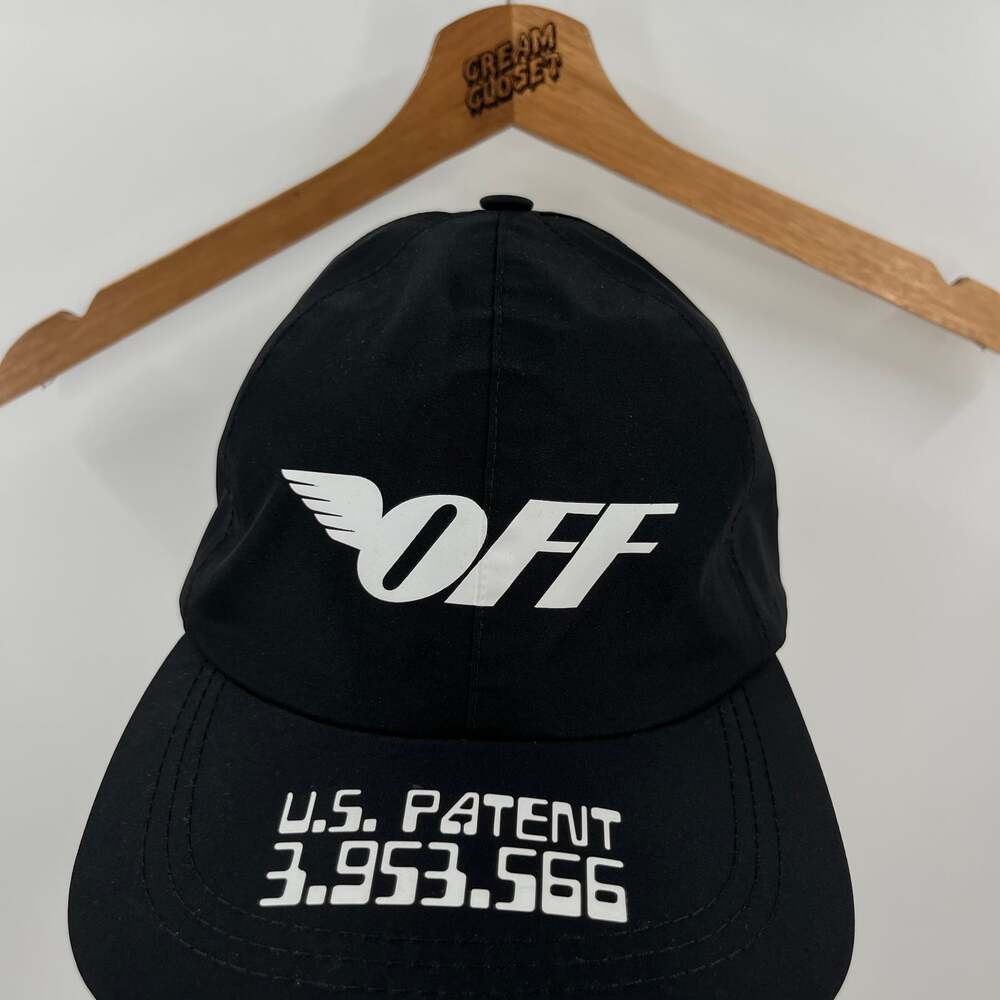 Off-White c/o Virgil Abloh x Gore-Tex Product Testing Patent Hat Cap in Black